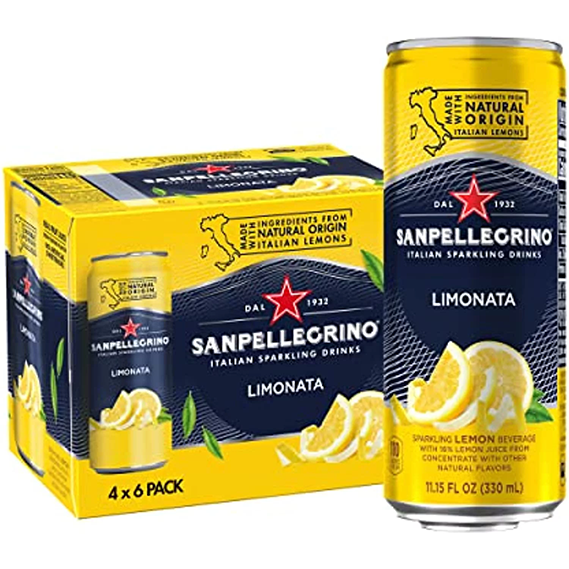 San Pellegrino Lemon Water 24/12oz Cans